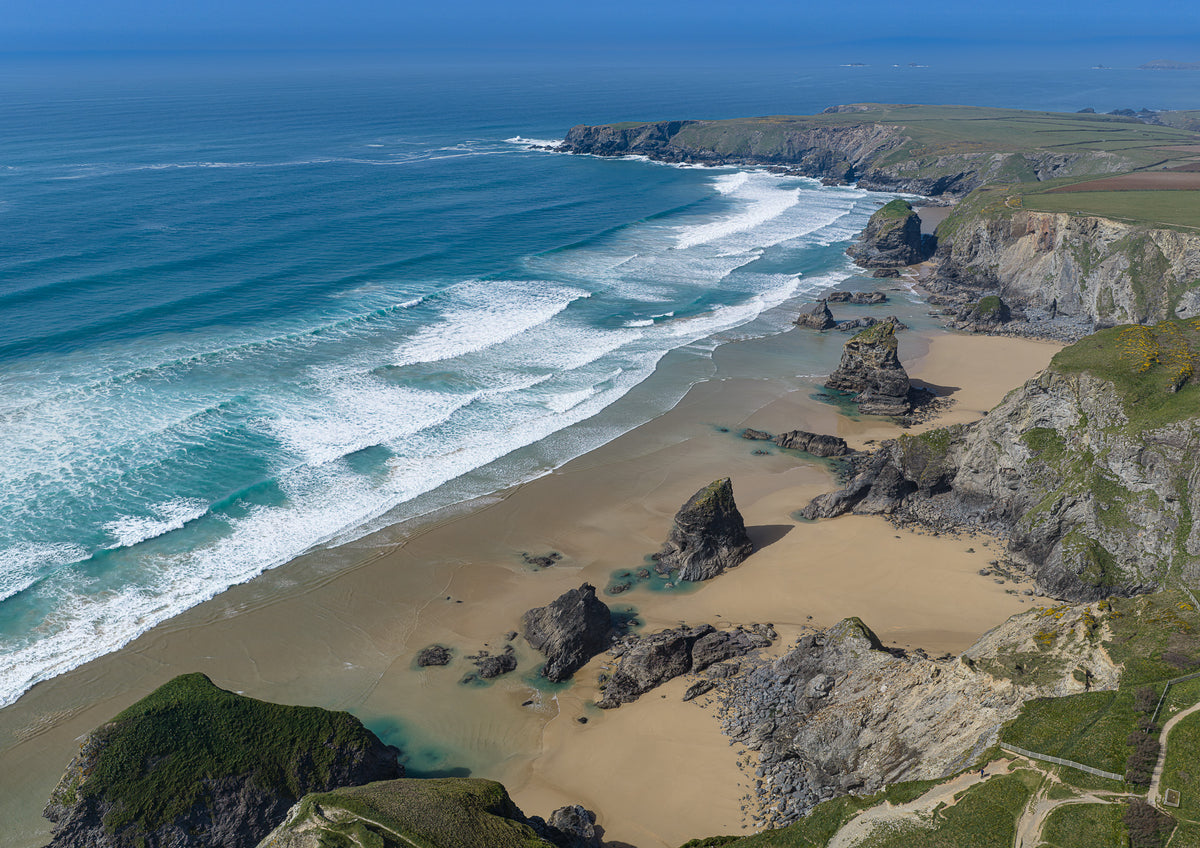 Bedruthan Steps — Peak Low Tide Detail