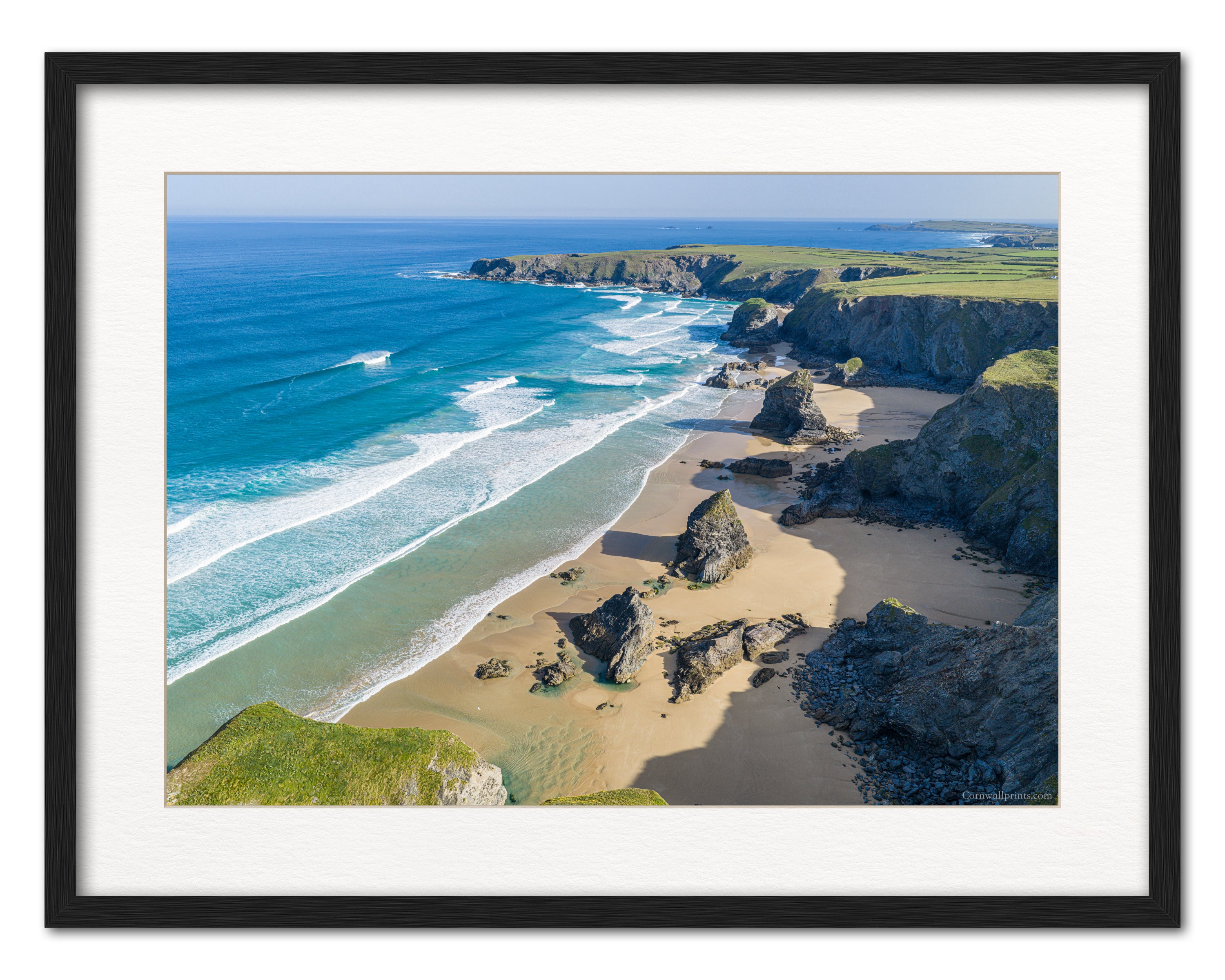 Bedruthan Steps — Low Tide to Trevose Head
