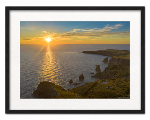 Bedruthan Steps — High Tide Sunset
