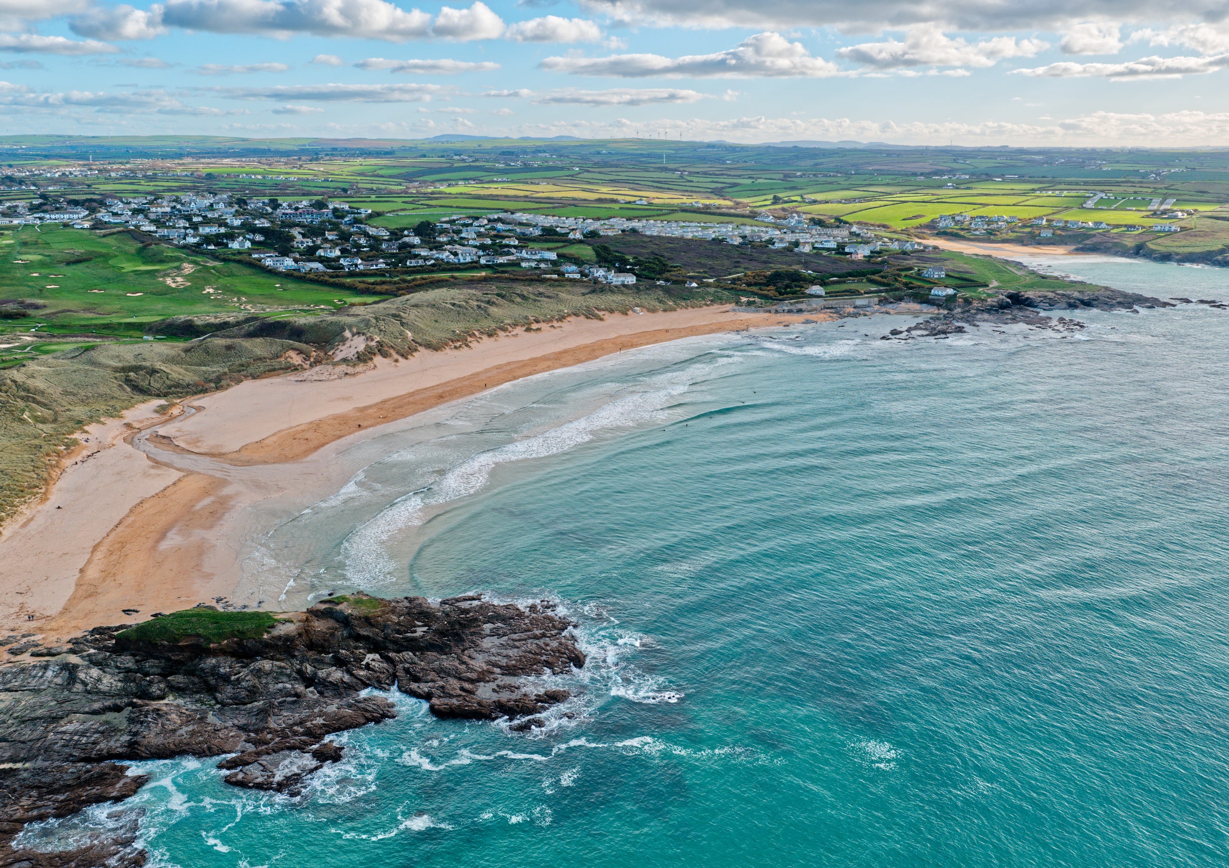 Constantine Bay Looking South Toward Treyarnon