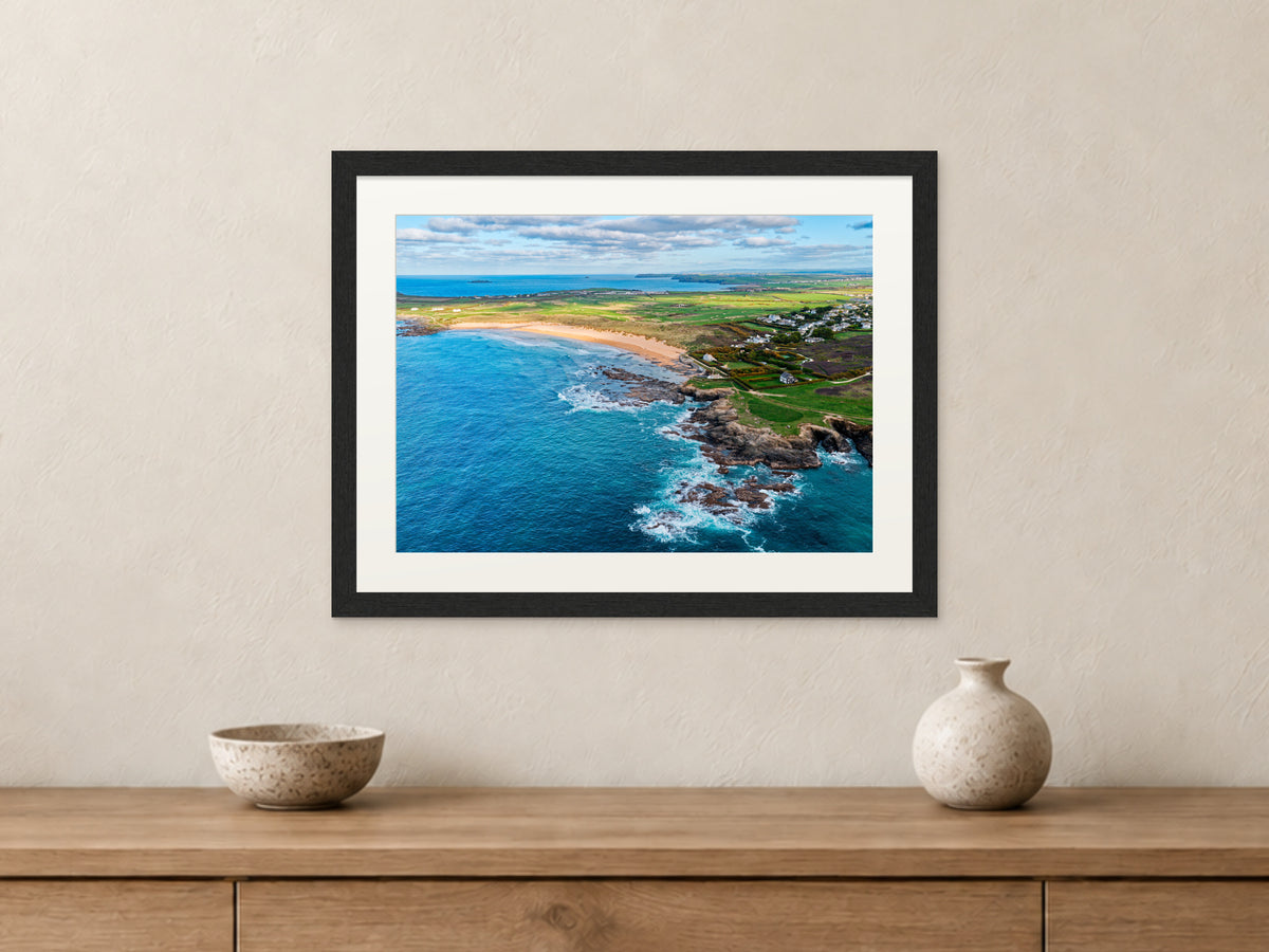 Constantine Reef — South-East View — A3 framed, 22mm black stained frame and 35mm mount. Closer product view.