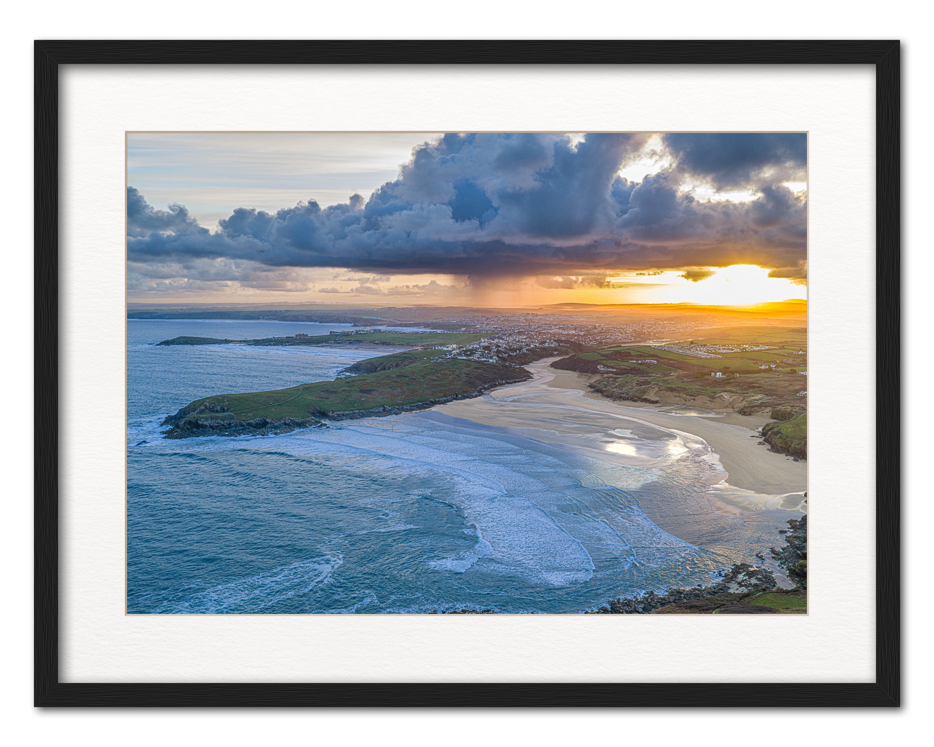 Crantock Bay — Looking North to Newquay’s Beaches