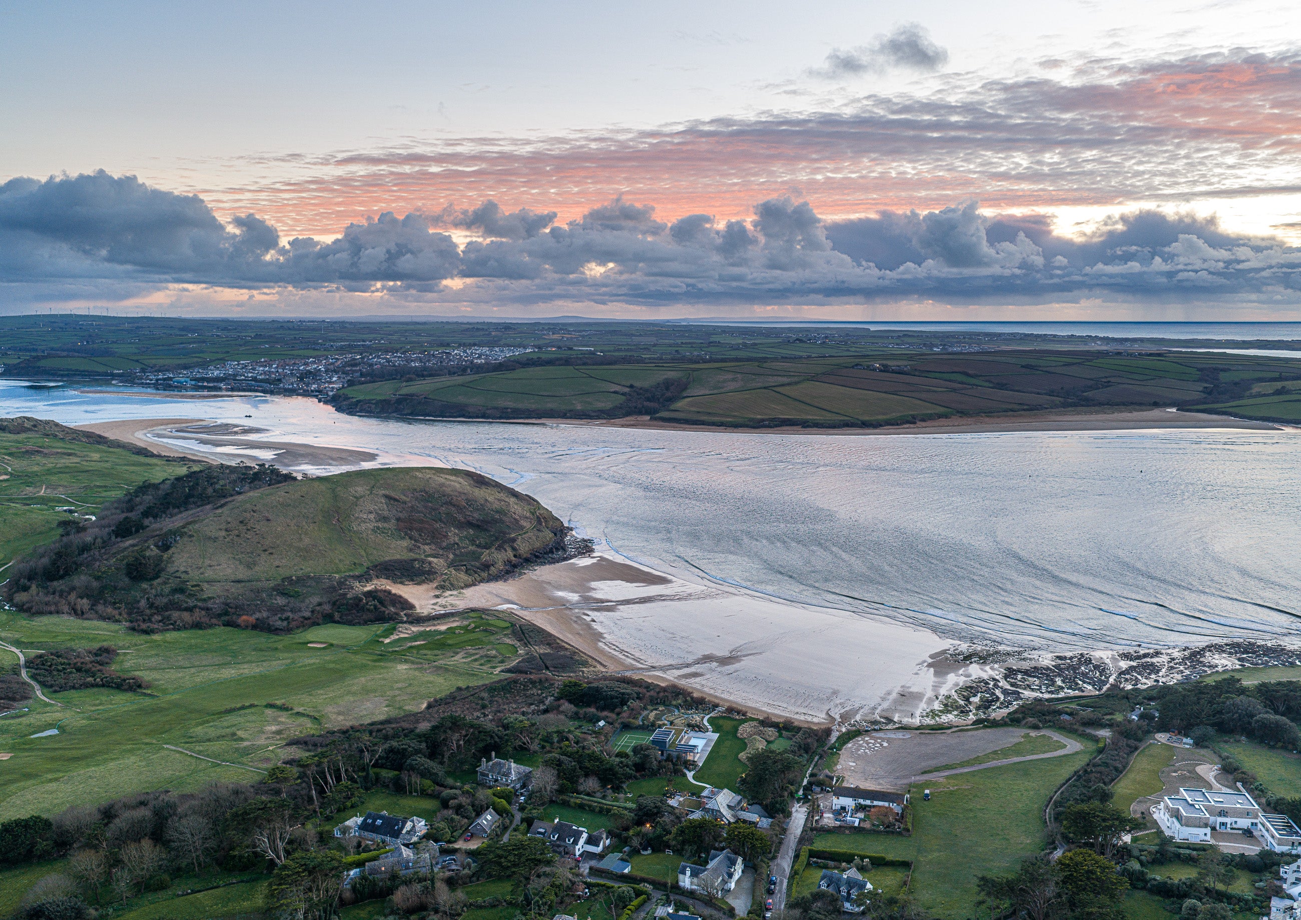 Daymer Bay to Padstow — Calm Estuary Sunset