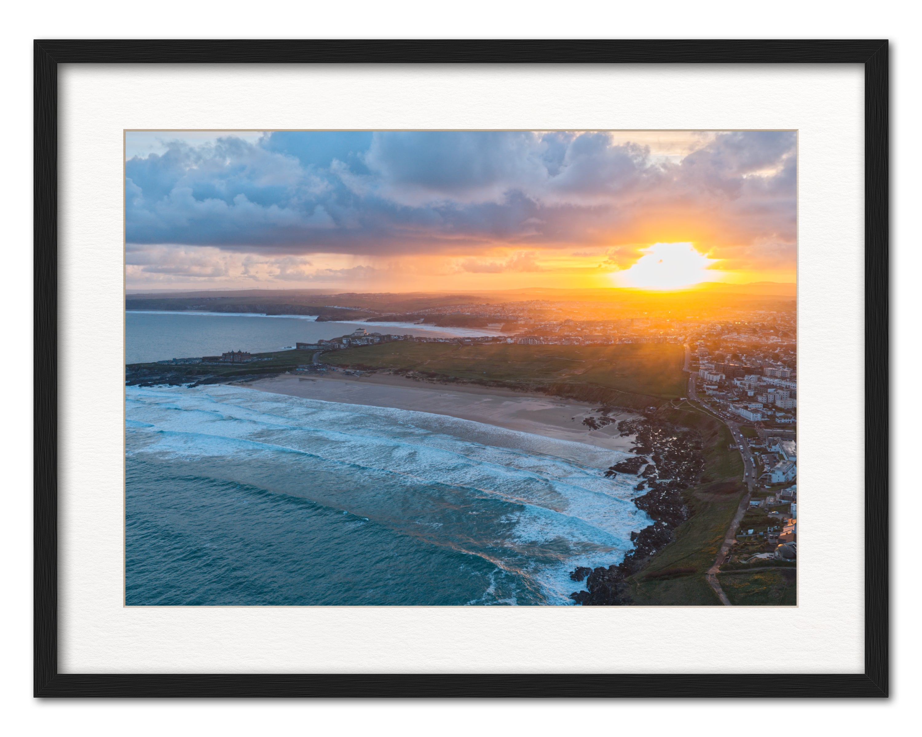 Fistral to Watergate Bay — Bright Spring Sunrise