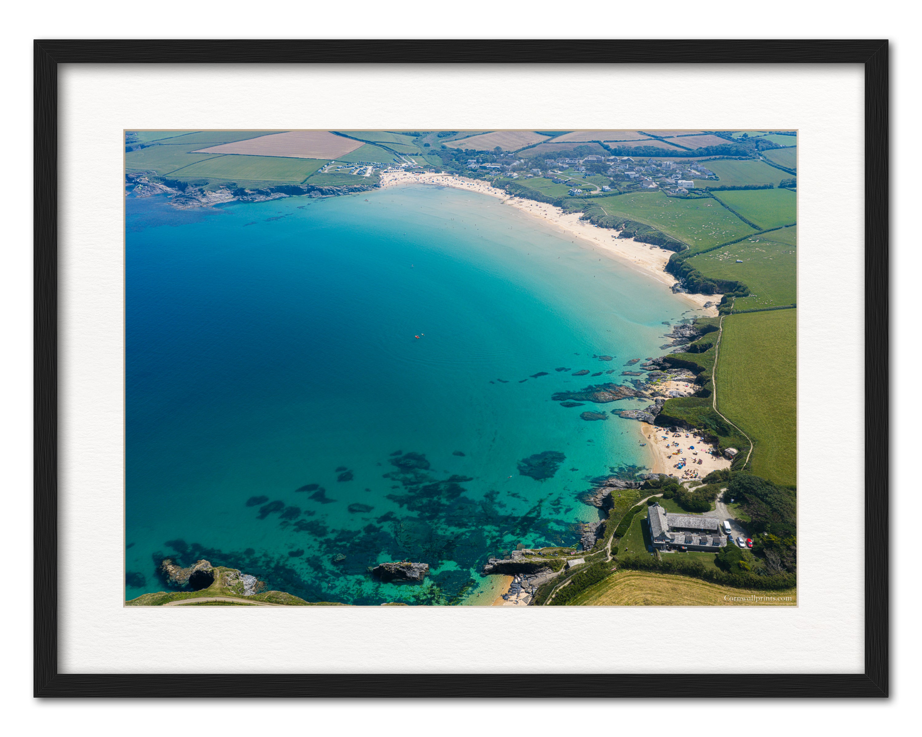 Harlyn Bay — High Tide in Clear Water