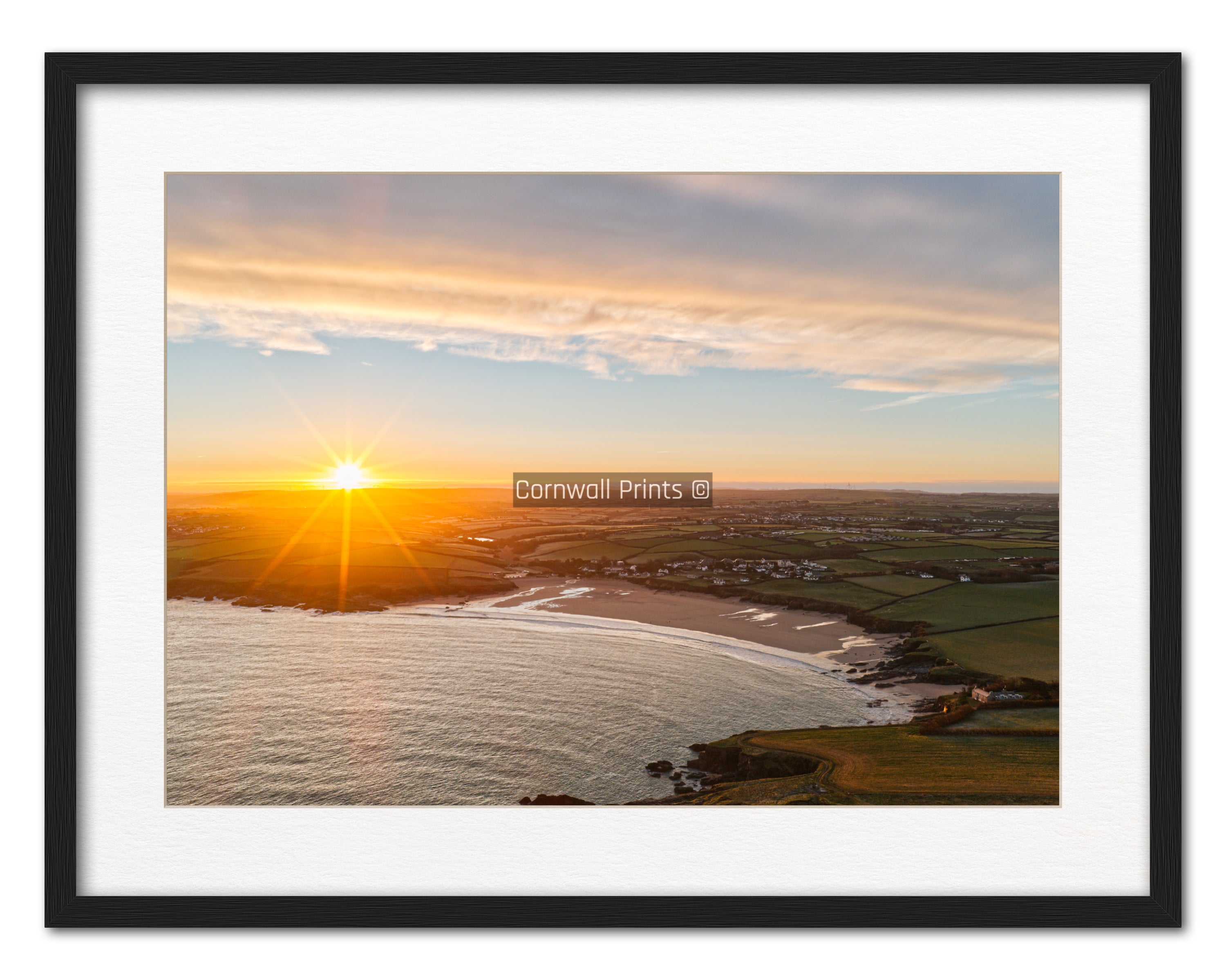 Sunrays Over Harlyn Bay