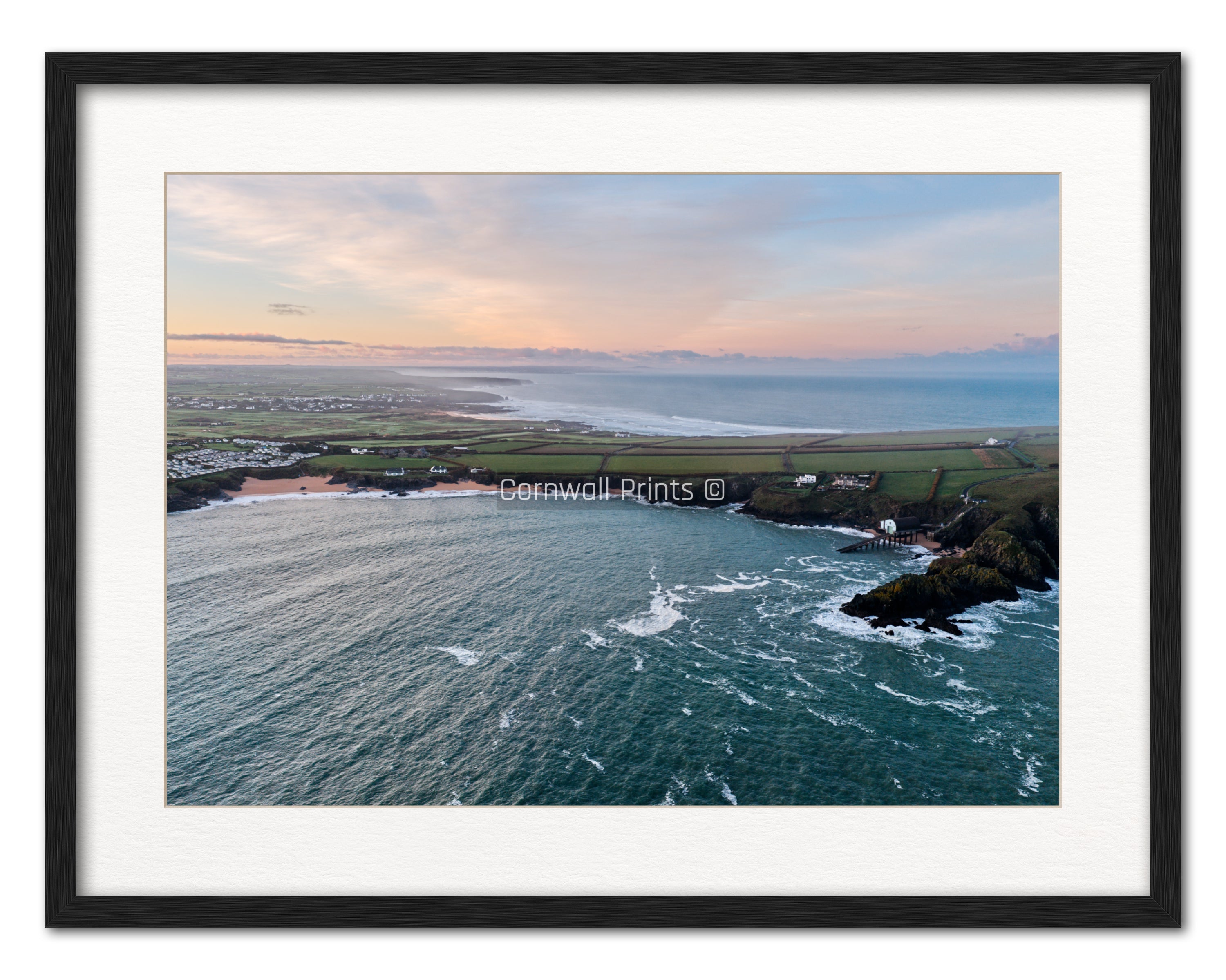 Sunrise at Mother Ivey’s Bay Toward Constantine & Newquay