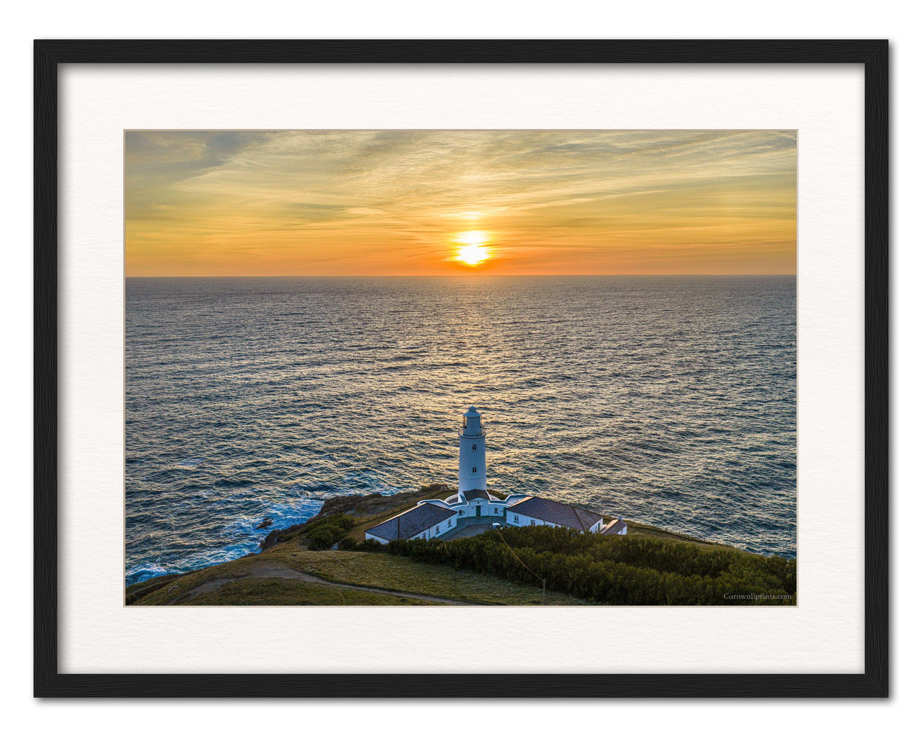 Trevose Head — Golden Sunset Lighthouse