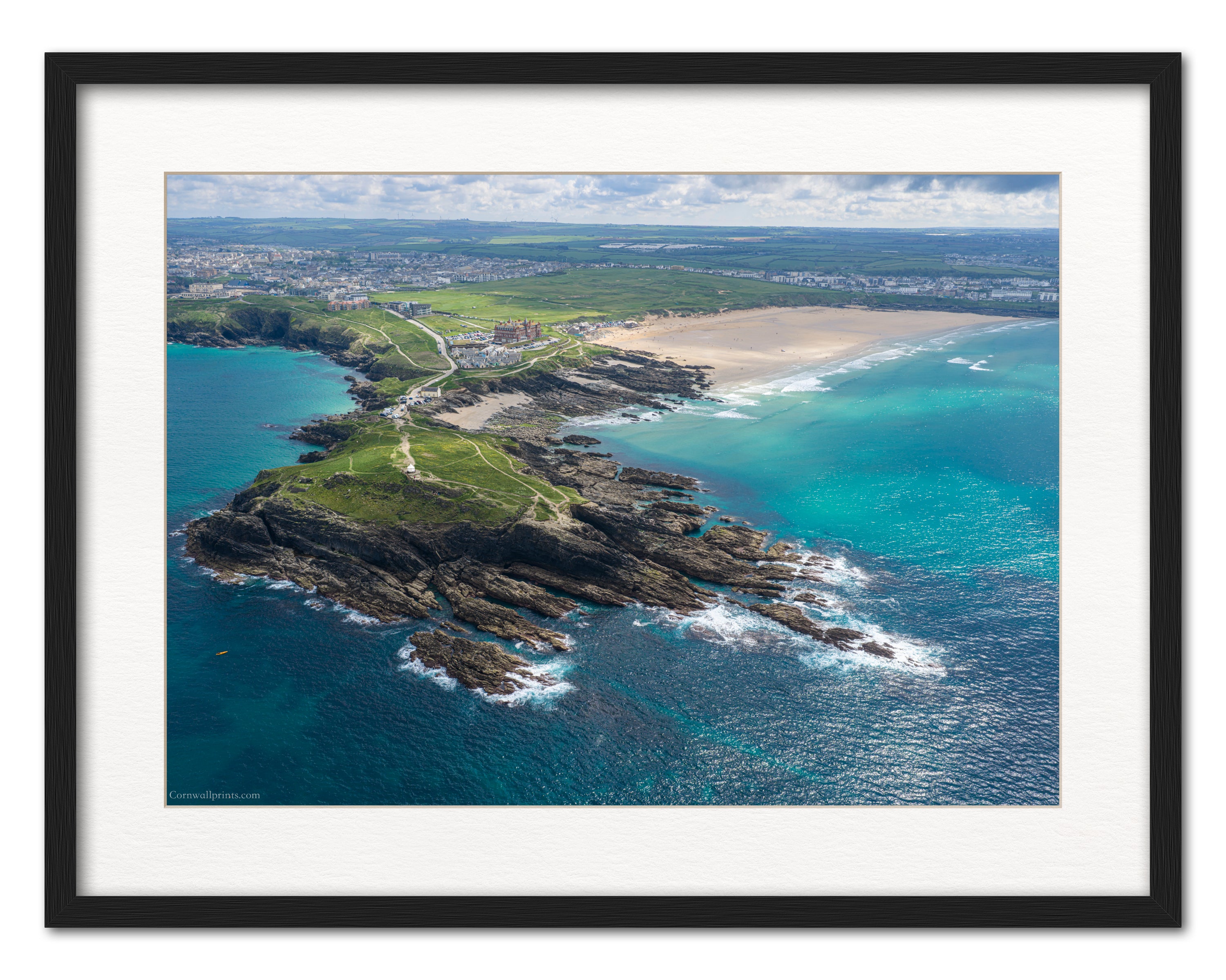 Towan Headland — Lone Kayaker, Newquay