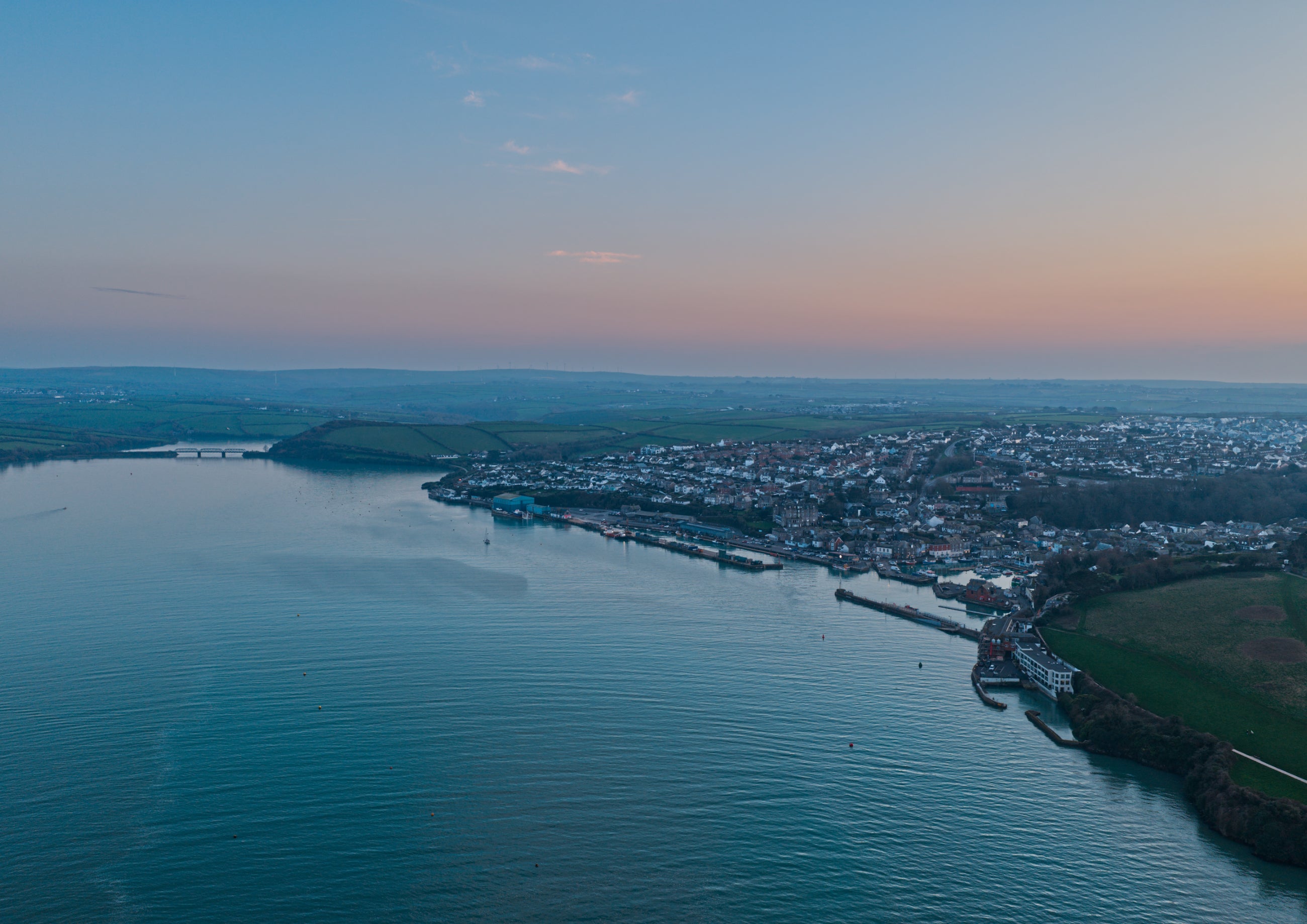 Spring Sunset on the Camel Estuary — Padstow, Camel Trail & Bridge