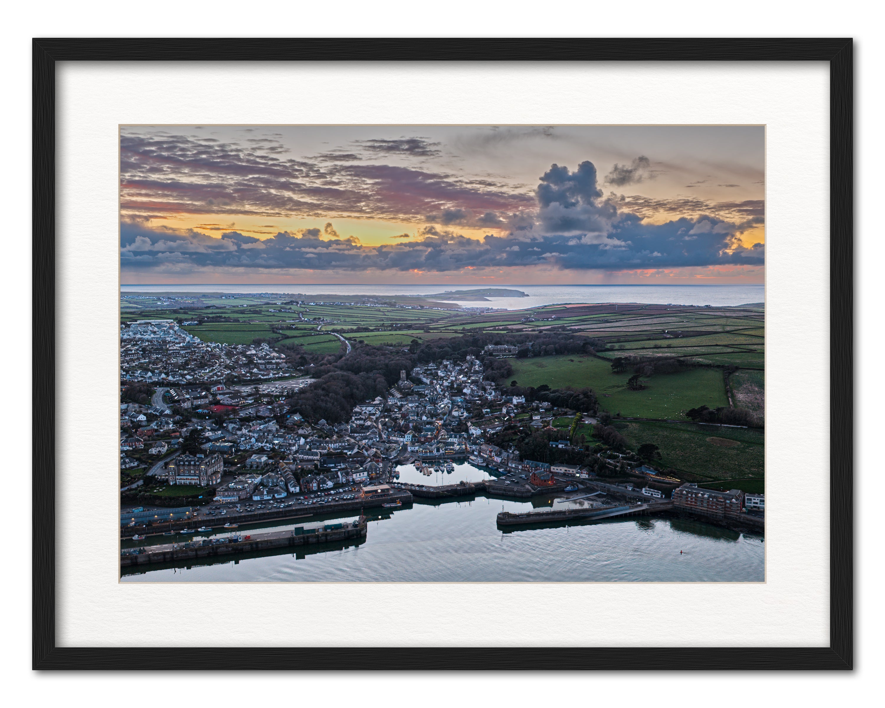 Padstow at Sunset — Trevose Head and Weather on the Horizon