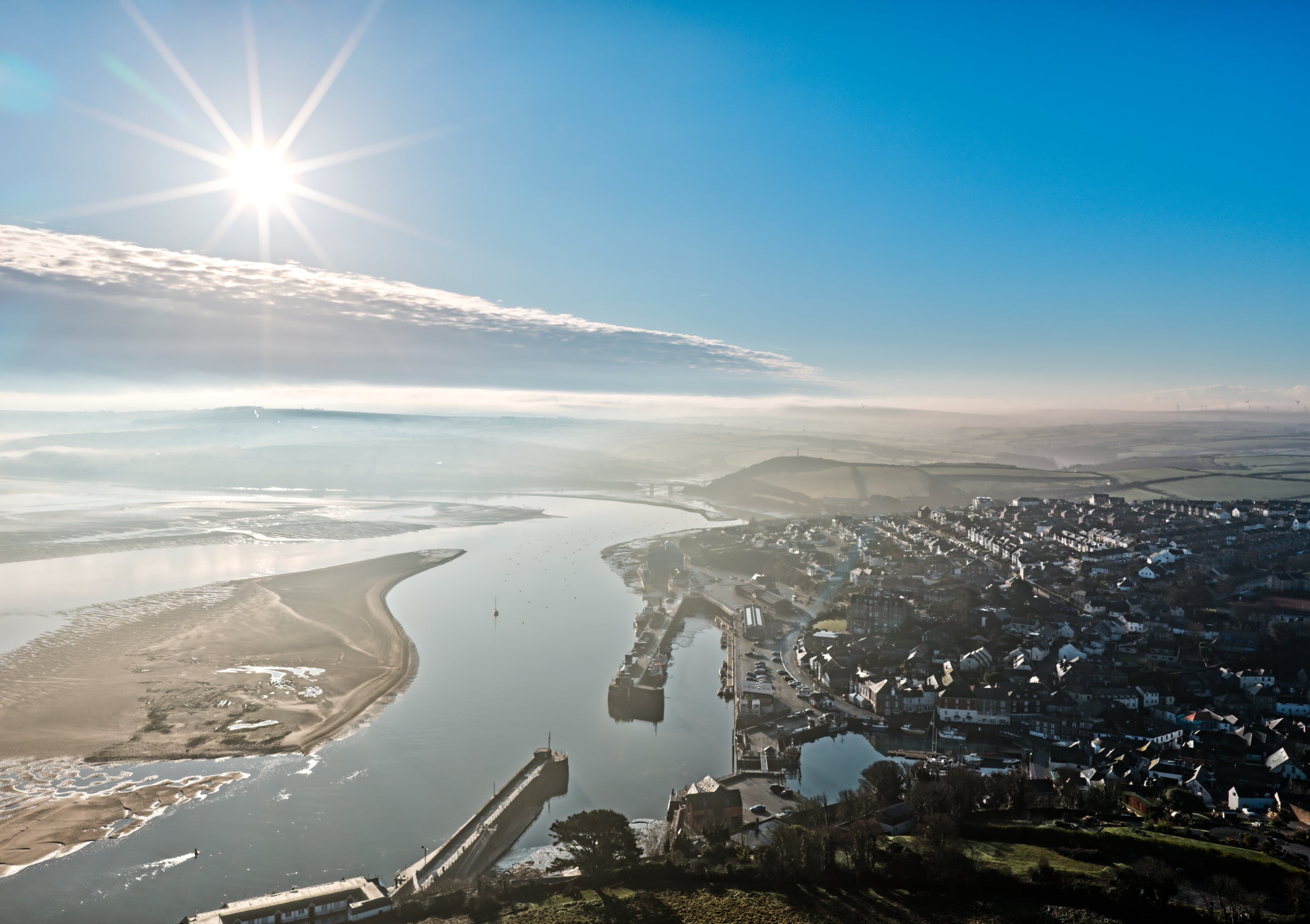 Bright Winter Light — Camel Estuary, Padstow