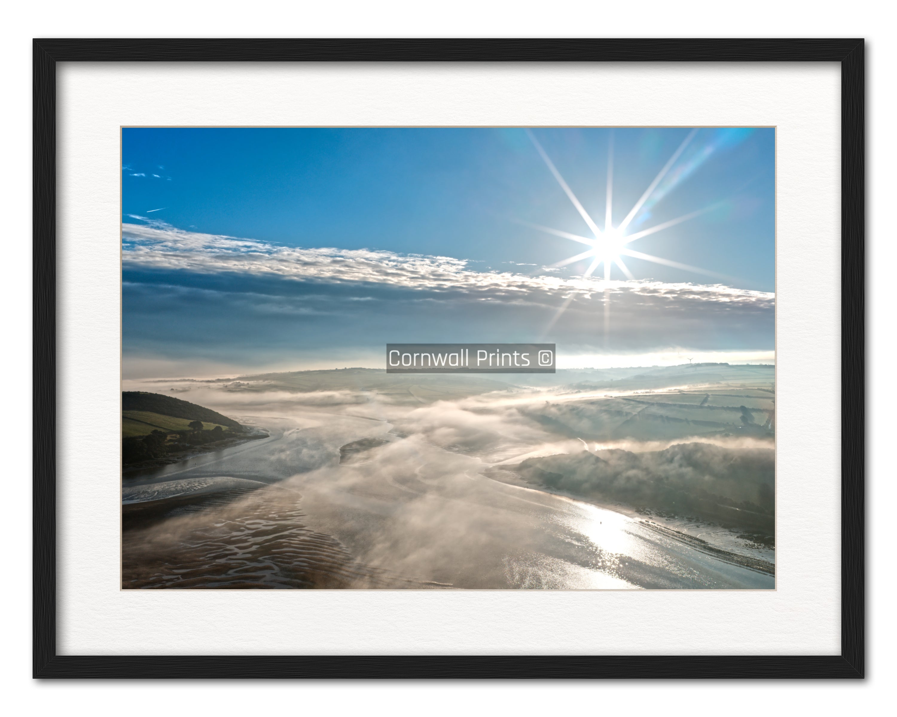 Low clouds at Camel Estuary, Padstow
