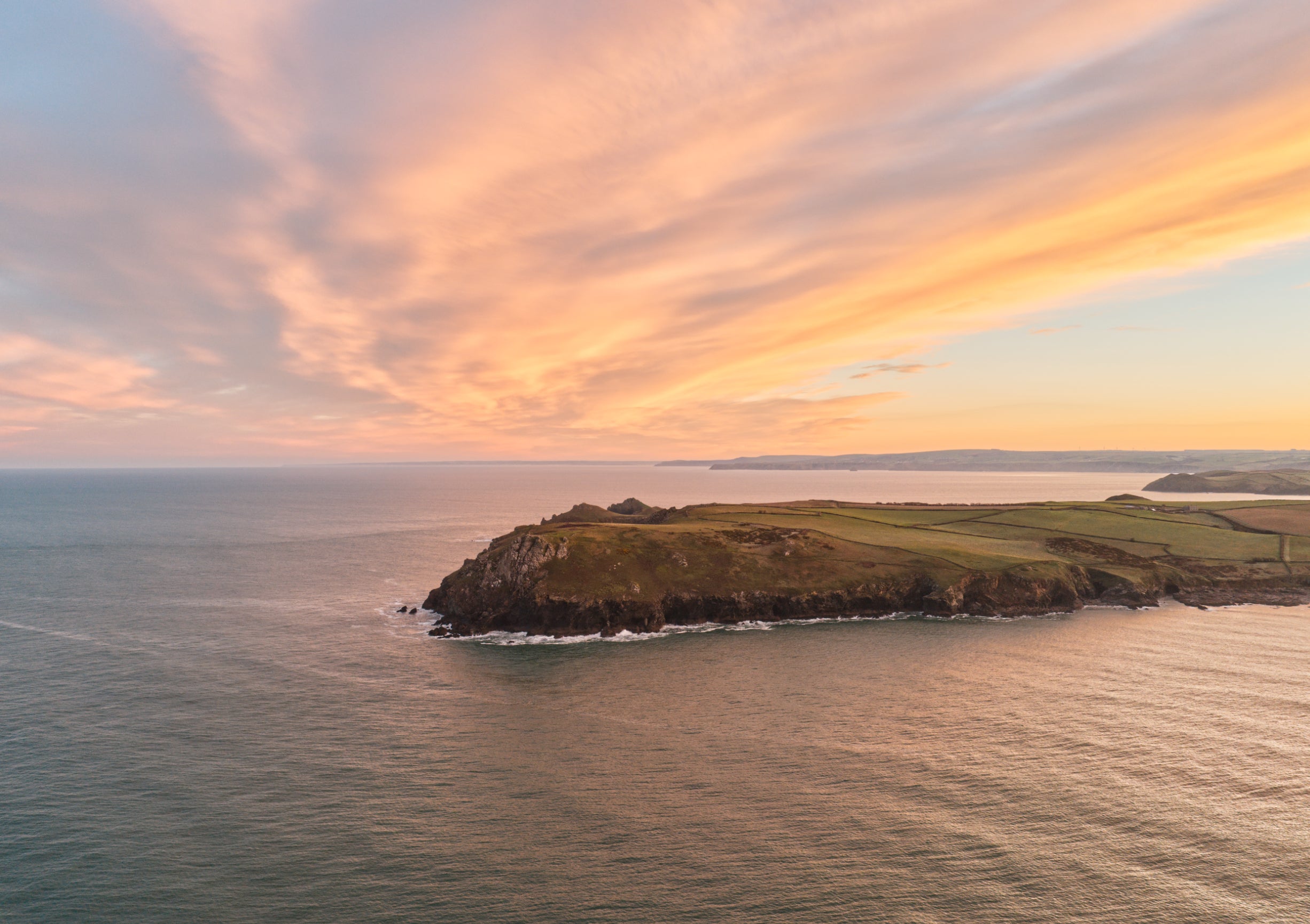 Swirl of Sunrise — Pentire Point