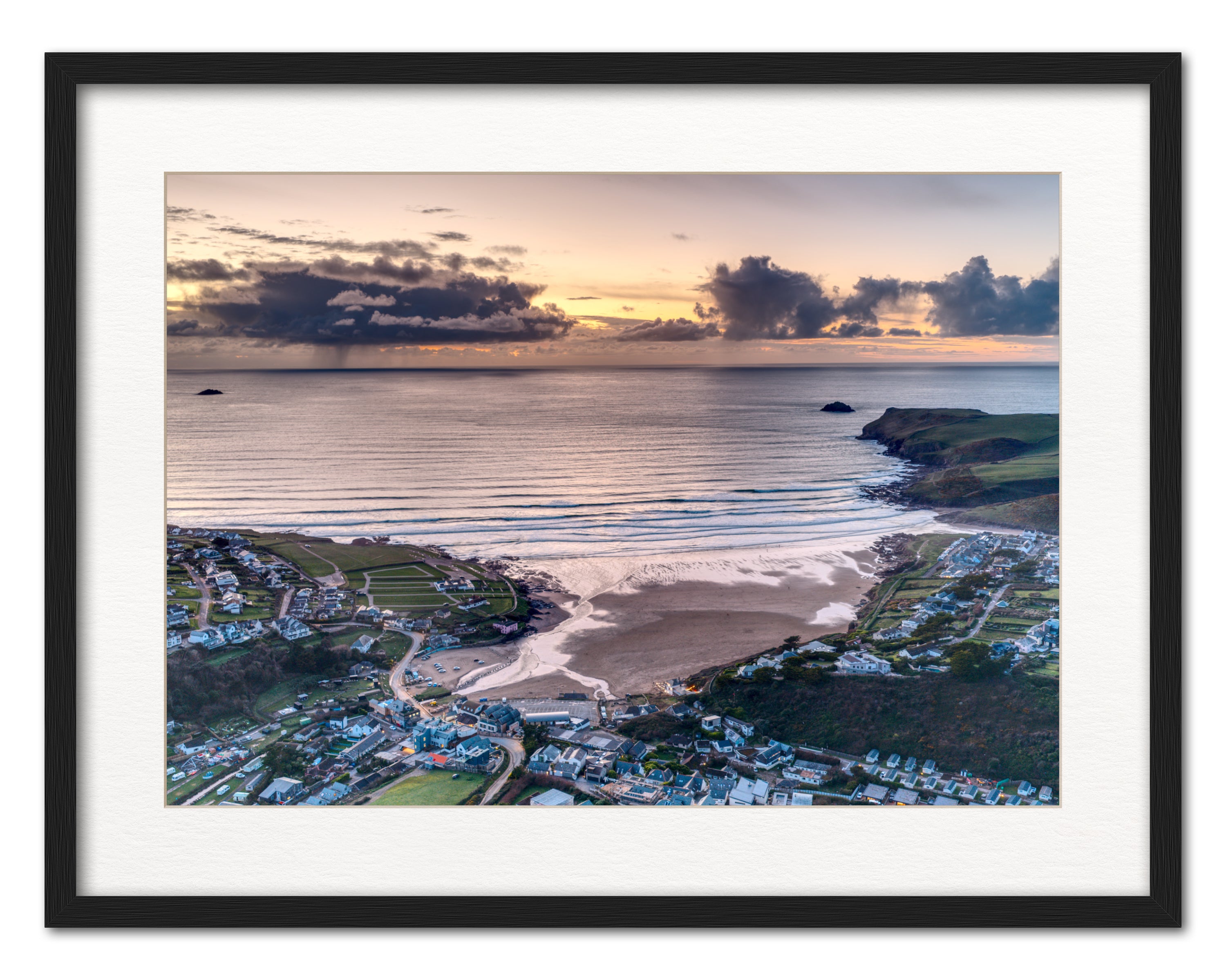 Polzeath Sunset — Atlantic Rain Curtains