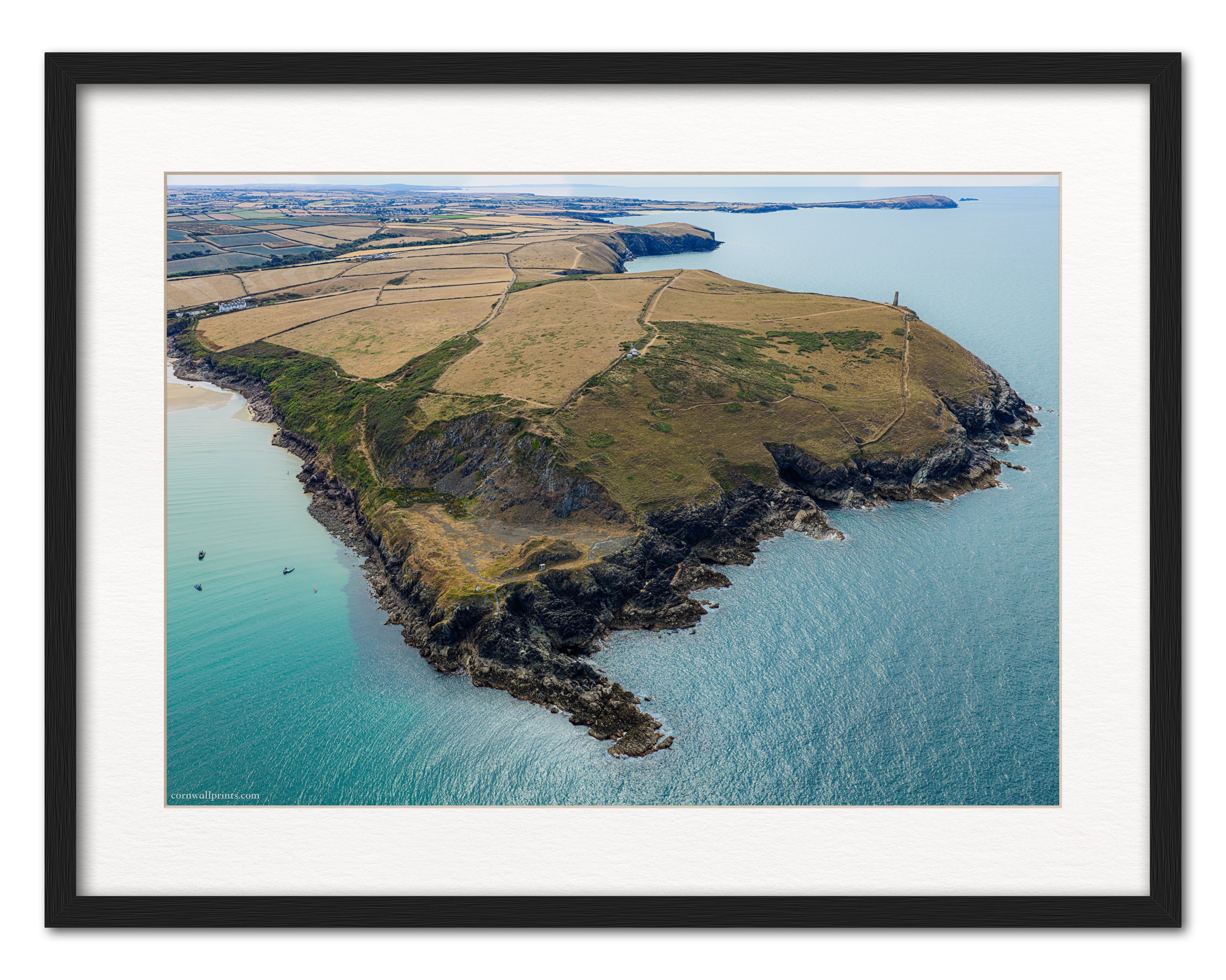 Stepper Point — Harlyn Bay to Trevose Head framed print