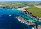 Porthcothan Bay & Trescore — Low Tide Contrast