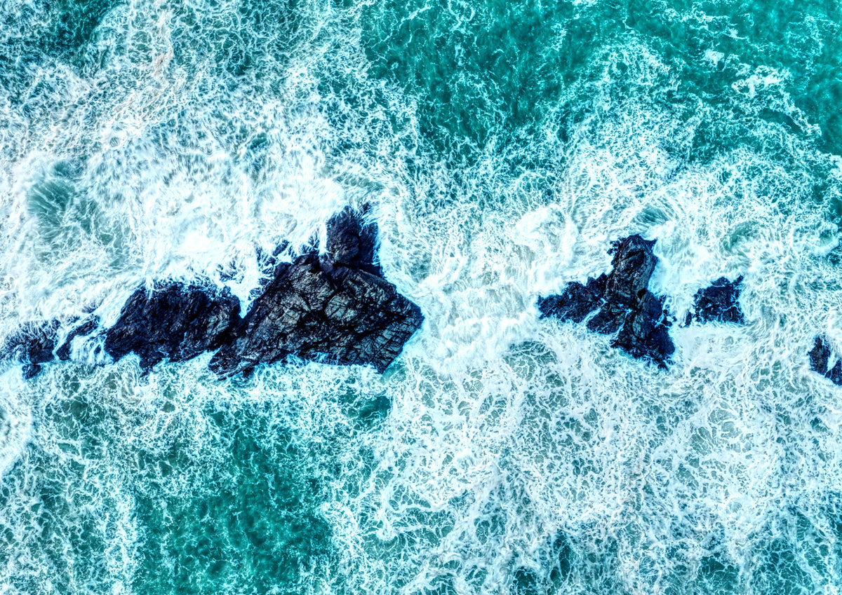 Trescore in Winter Surge — Porthcothan Bay