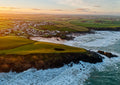 Round Hole at Sunrise — Trevone Bay — centred A-series photograph, unframed print preview.