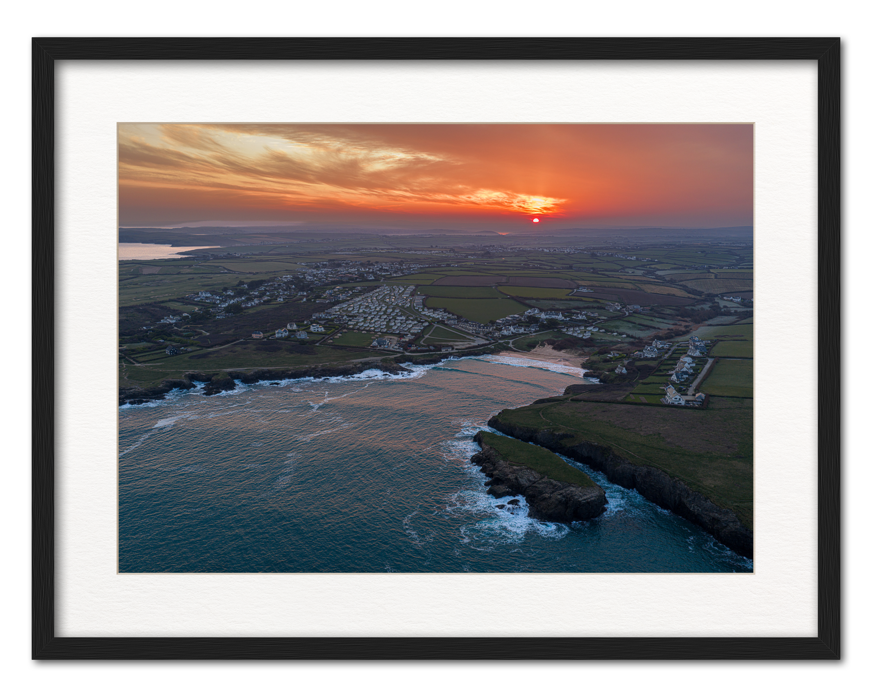 Treyarnon Bay Sunrise — Swirling Cloud