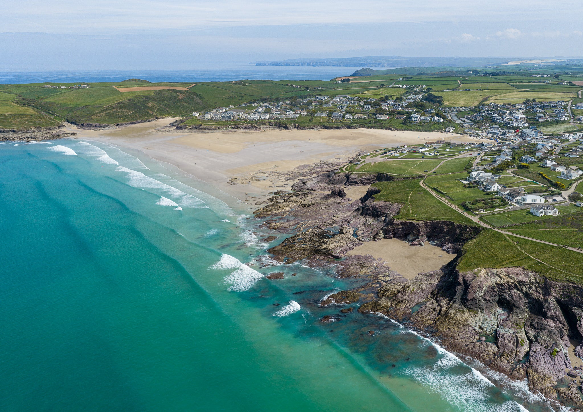 Polzeath Low Tide Rocks