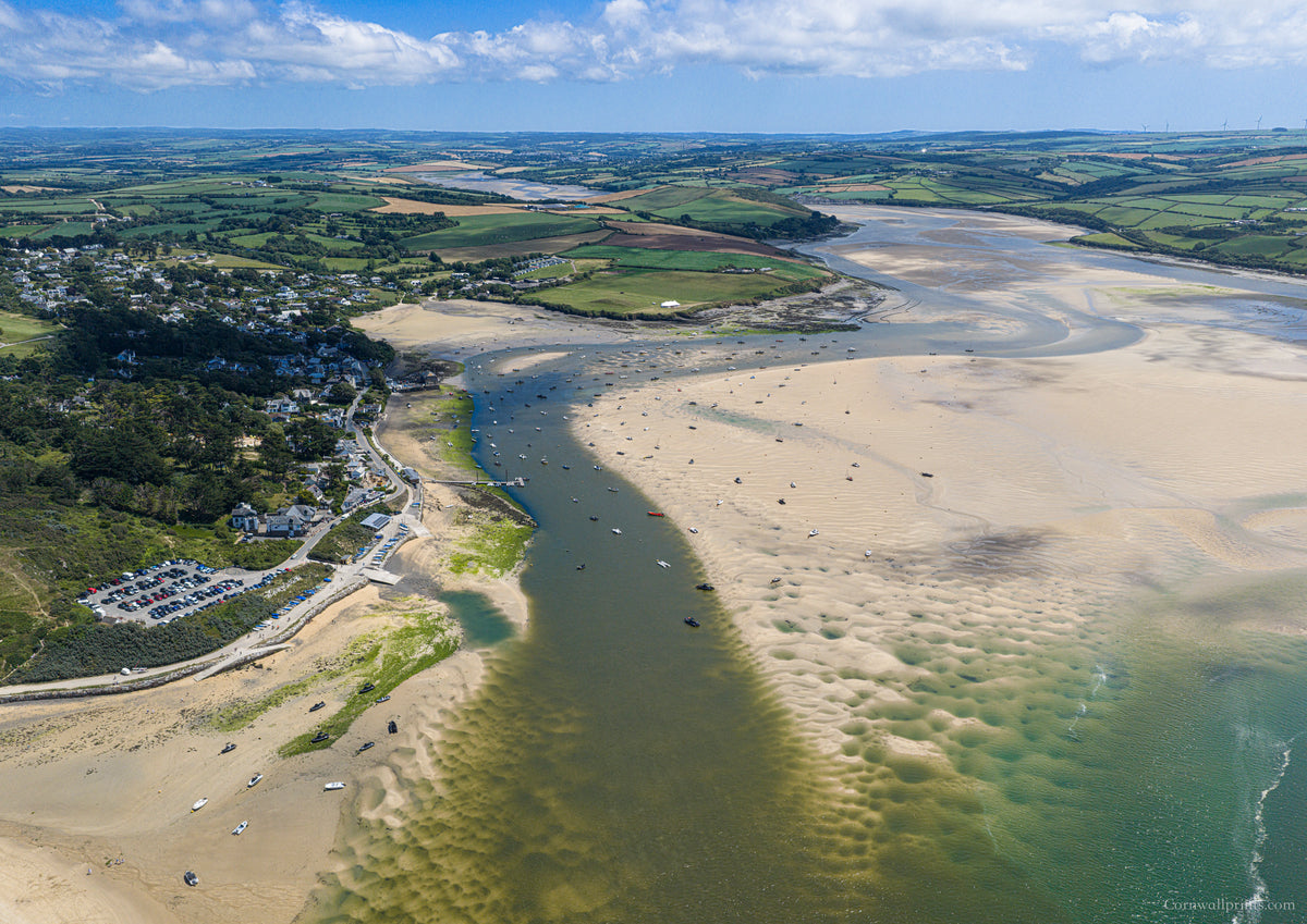 Rock — Low Tide Looking to Wadebridge