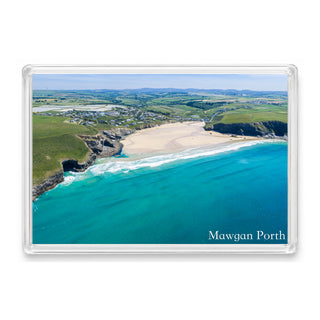 Mawgan Porth — Head-On Summer Colour | Fridge Magnet