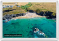 Golden Burn, Porthcothan — High Tide Summer Colour | Fridge Magnet