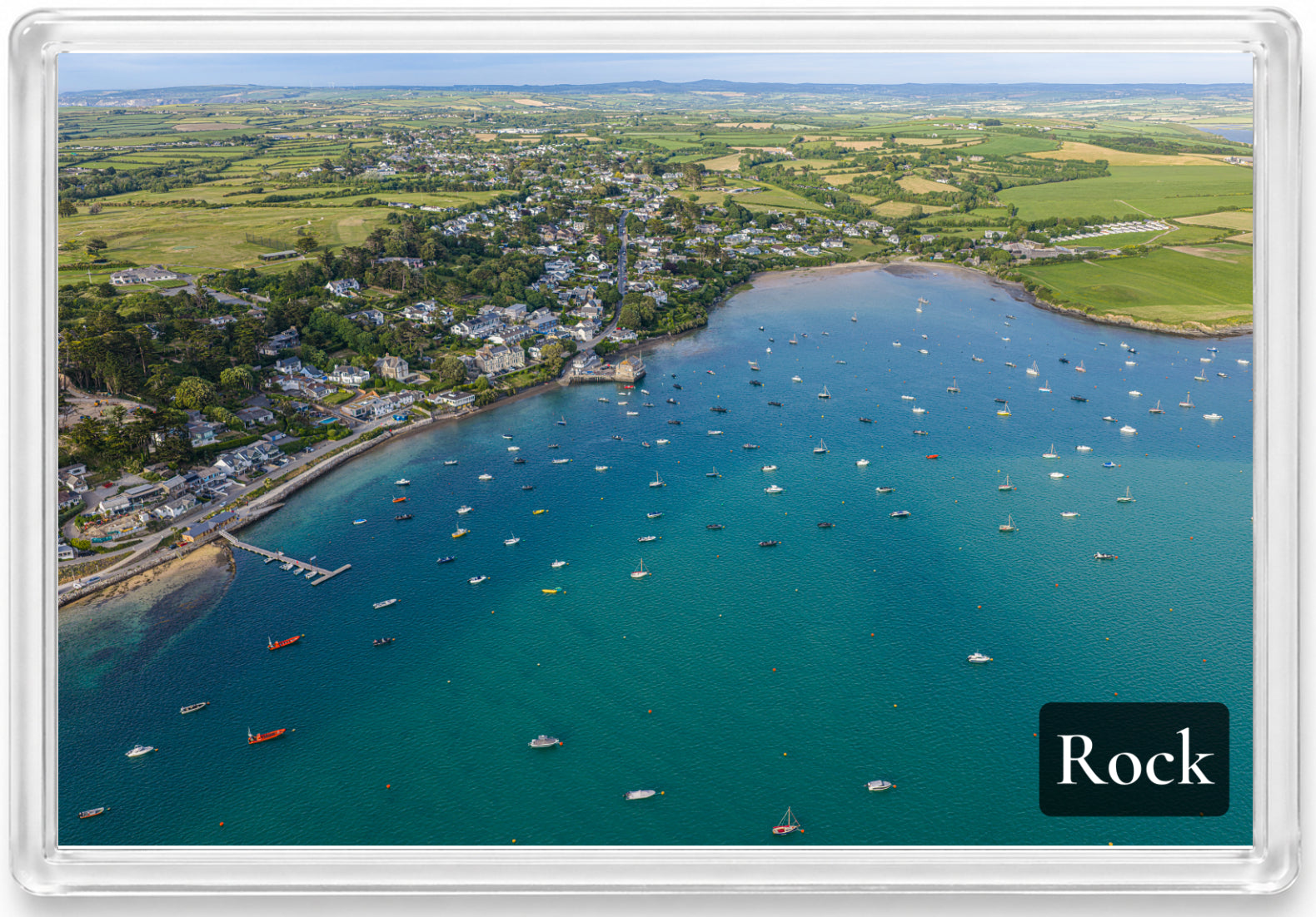 Rock — Along the Estuary Shoreline | Fridge Magnet