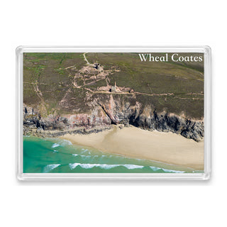 Wheal Coates — Clifftop Mine Above the Sea | Fridge Magnet
