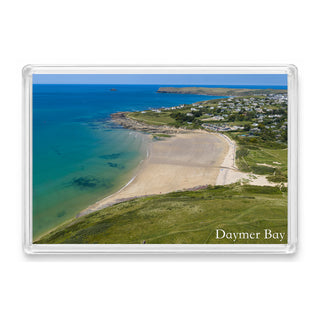 Daymer Bay — Mid Tide Across to Pentire | Fridge Magnet