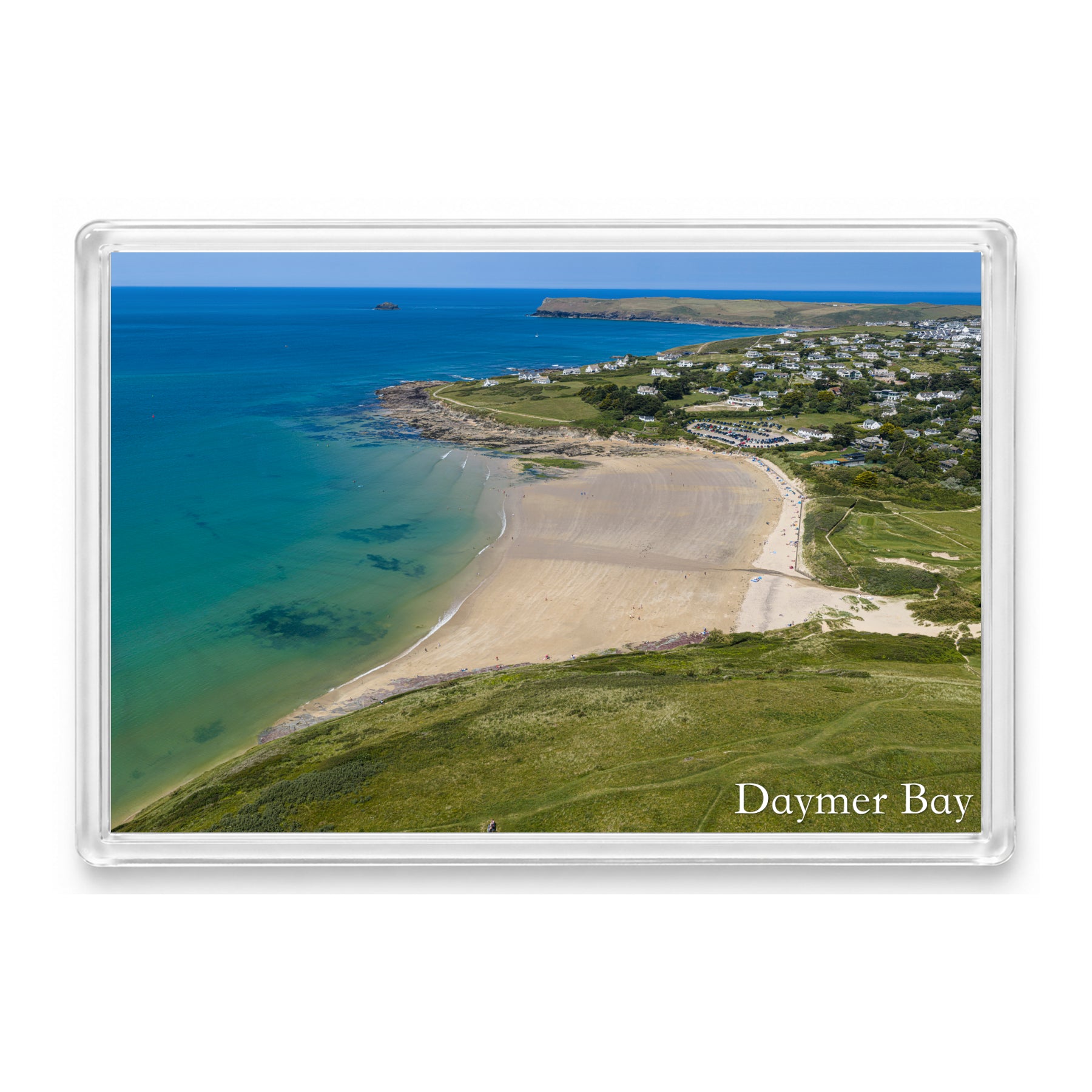Daymer Bay — Mid Tide Across to Pentire | Fridge Magnet