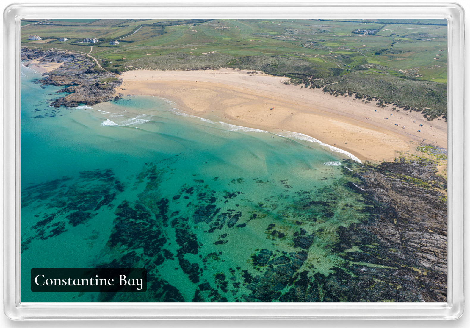 Constantine Bay — High Tide Reef Clarity | Fridge Magnet