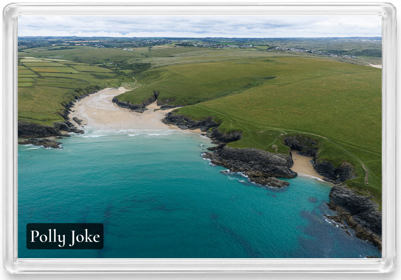 Polly Joke — Summer Colour from the Atlantic | Fridge Magnet