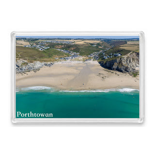 Porthtowan — Low Tide Summer Surf | Fridge Magnet
