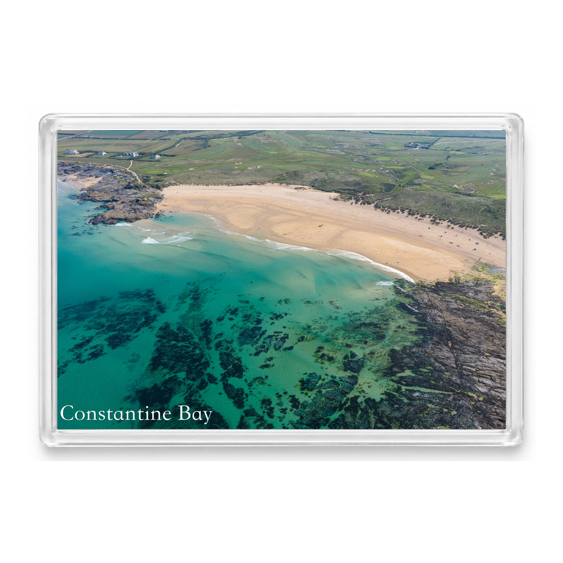 Constantine Bay — High Tide Reef Clarity | Fridge Magnet