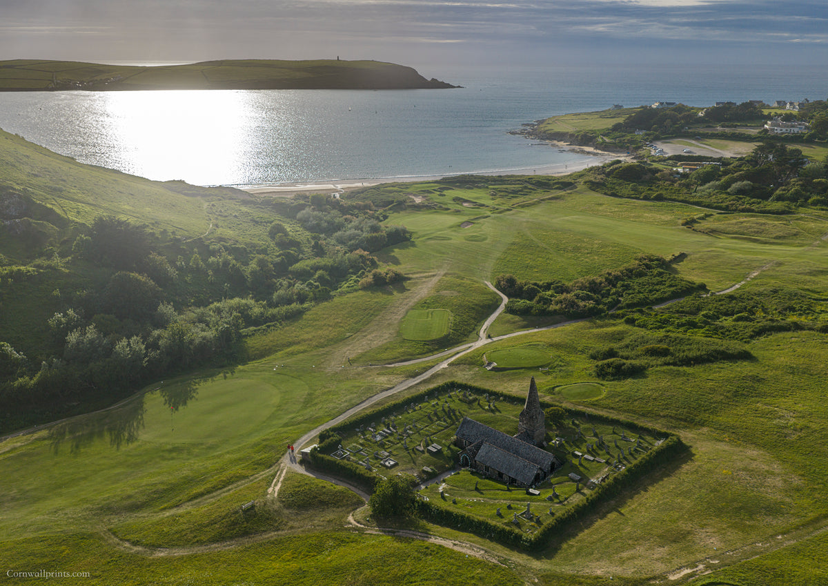 St Enodoc Church & the Camel Estuary