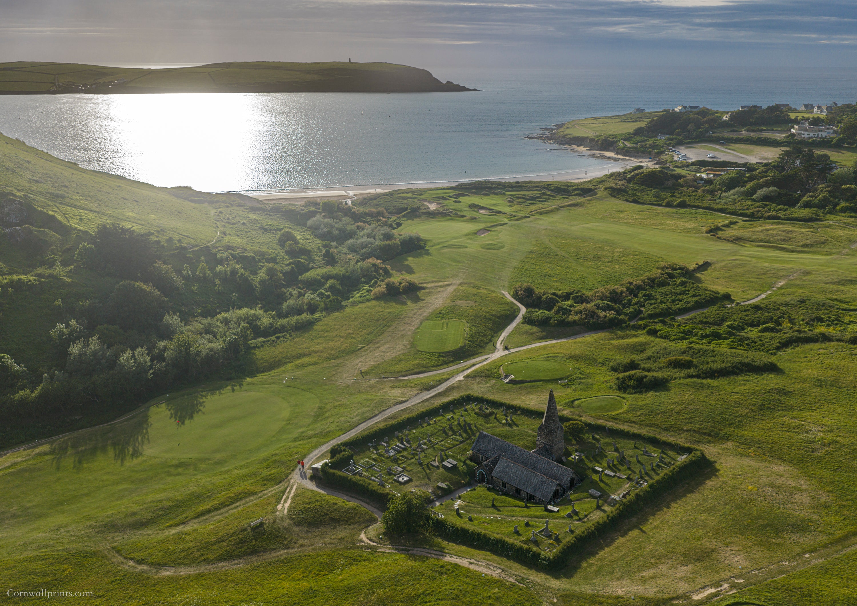 St Enodoc Church & the Camel Estuary