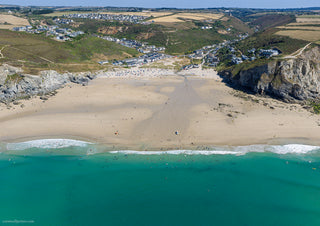 Porthtowan — Low Tide Summer Surf