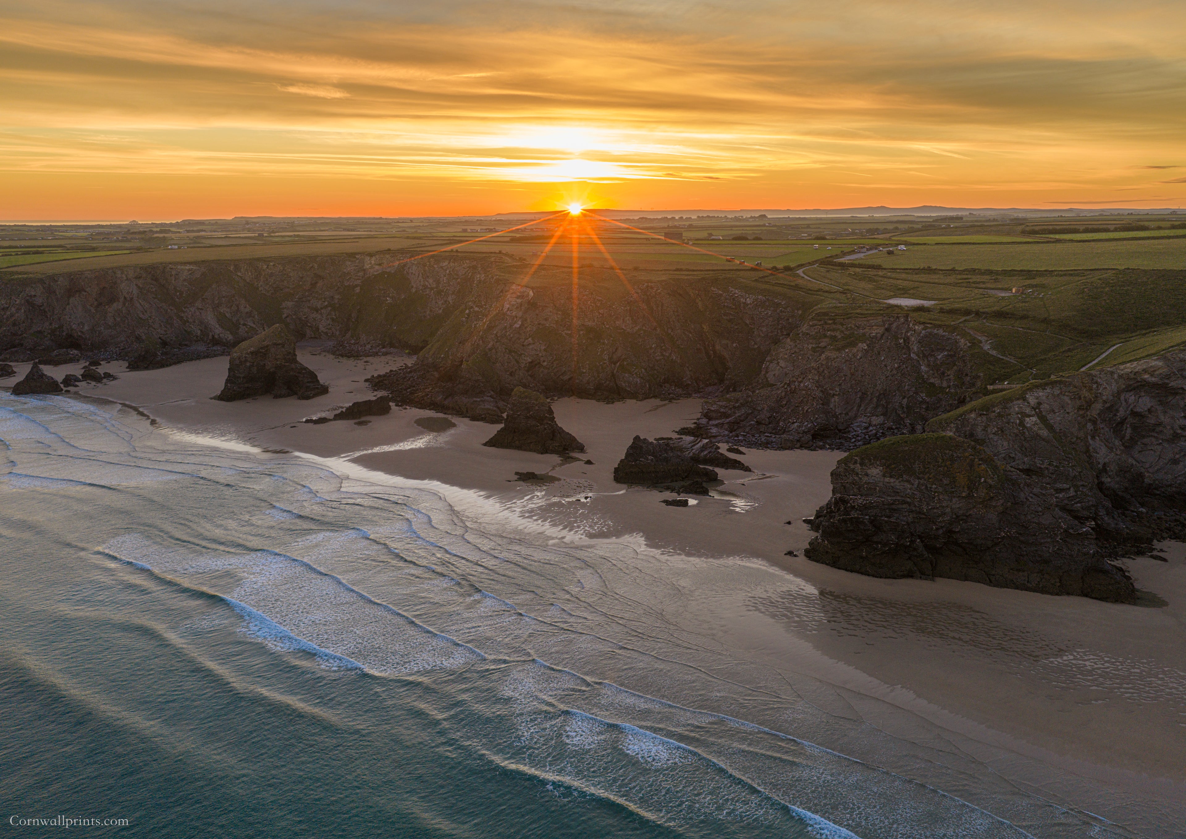 Bedruthan Steps — Summer Solstice Sunrise