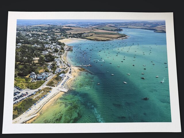 Unframed Rock print at A4 on matt cotton paper with a white border
